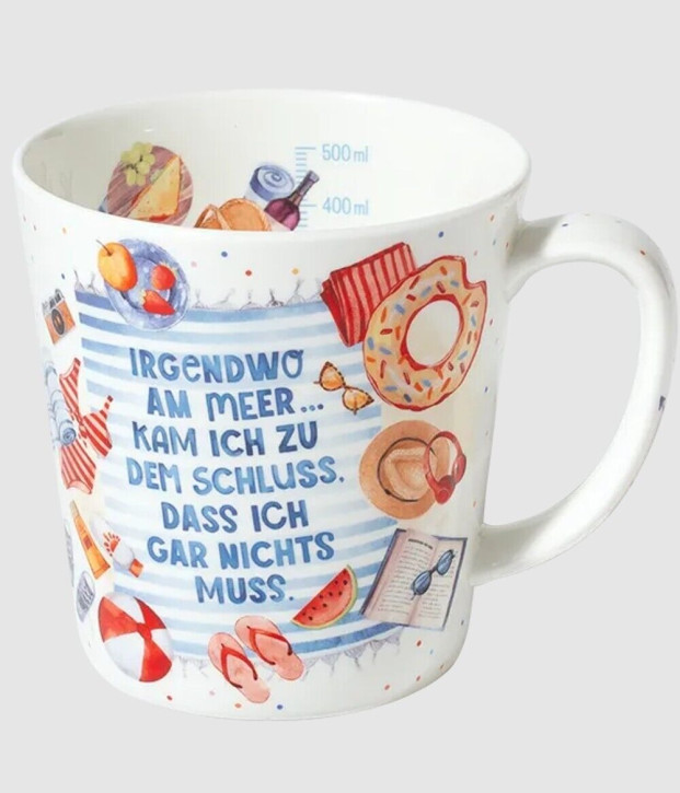 Becher Strandtag, 500ml