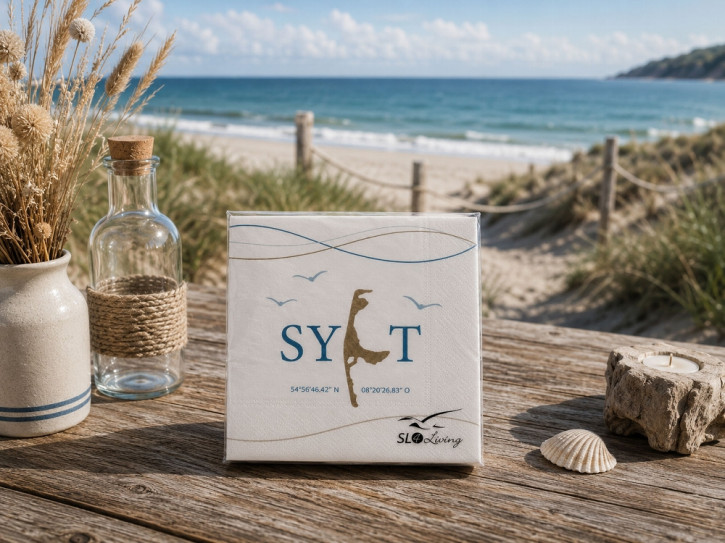 Serviette Sylt Koordinaten
