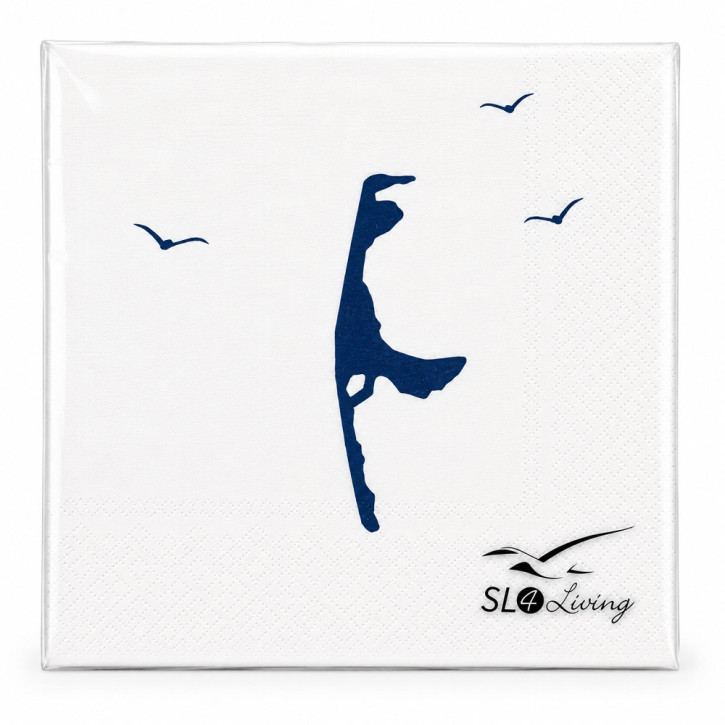 Sylt Silhouette,weiß