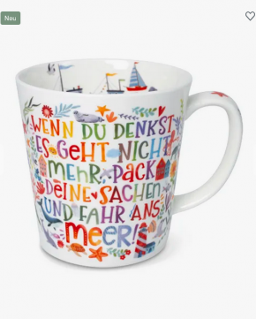 Becher Buntes Meer